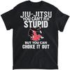 Футболка свитшот с надписью 'Fix Stupid Funny Brazilian Jiu Jitsu', Майка, С длинным рукавом, Свитшот, Худи, Мужской Женский Детский, Сделано в Канаде, Черный