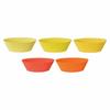 Ippinsha Silicone Cups, Set of 5, Microwave, Dishwasher, and Oven Safe, Yellow, Sugar Land, 41206-4
