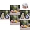 Cute Animal Pvc Miniature Figurines Blind Box With Arctic Bear Penguin Seal Cat For Desk Decor
