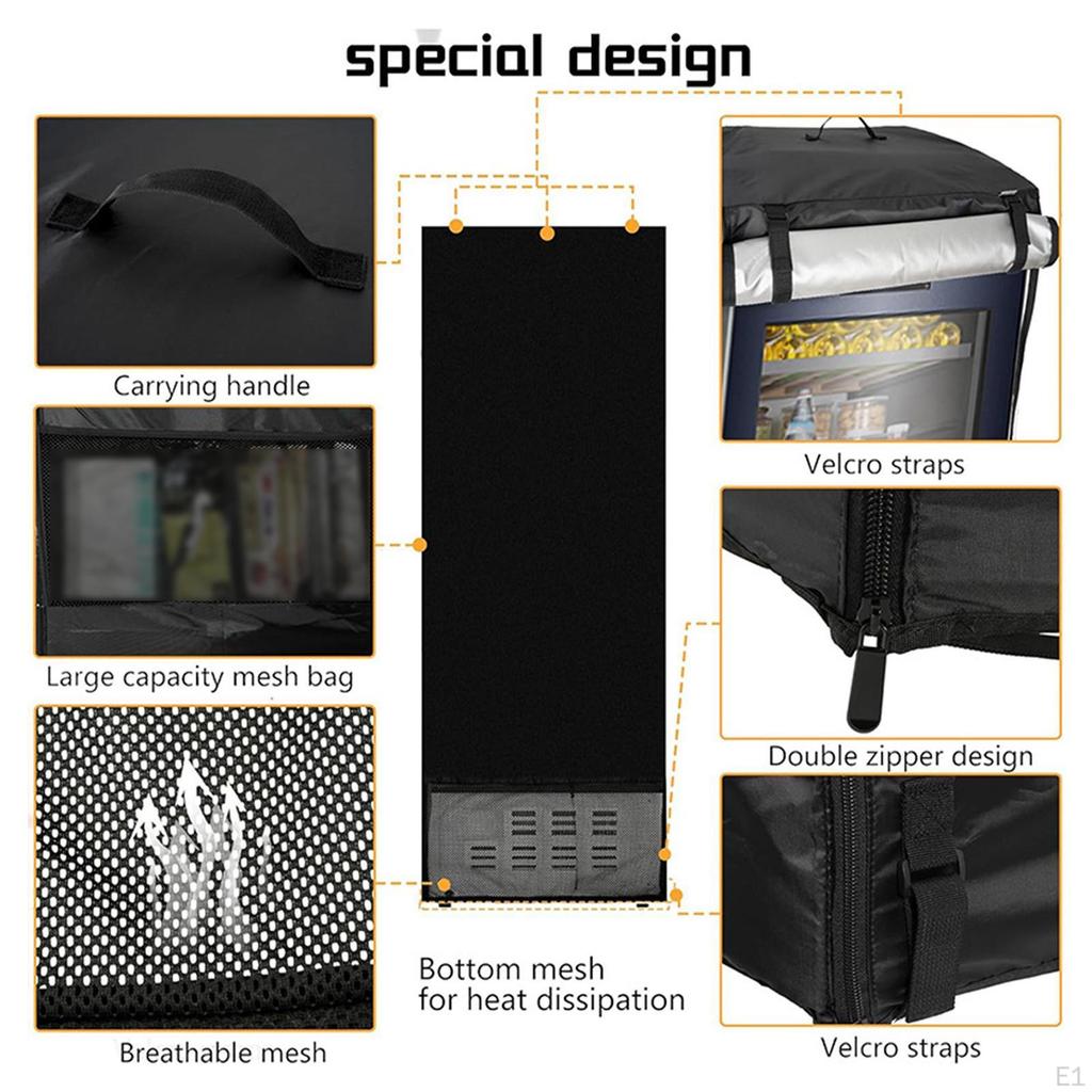 Защитный чехол для холодильника, пылезащитный, ткань Оксфорд, легкий, защита для морозильной камеры