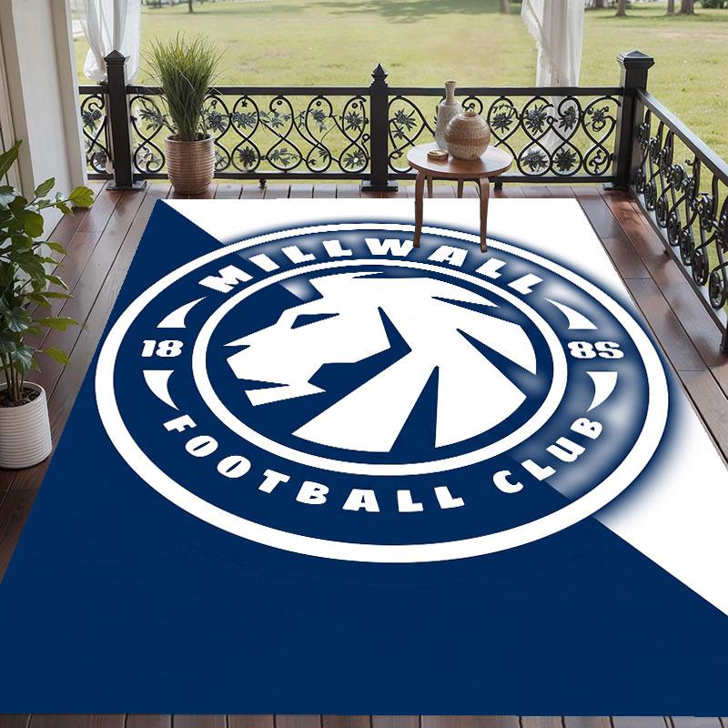 Soft Floor Carpet Millwall Football Pattern Area Rug Decorative Mat For Home Room Decoration
