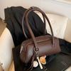 Vintage Portable Bowling Bag Tide Casual Shoulder Bag Women'S Crossbody Bag Boston Pillow Bag
