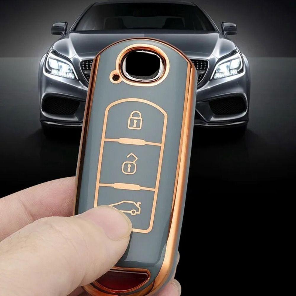 Чехол для ключей автомобиля из ТПУ для Mazda 2 3 5 6 BL BM GJ Atenza/Axela/Demio CX-3 CX3 CX-5 автомобильные аксессуары