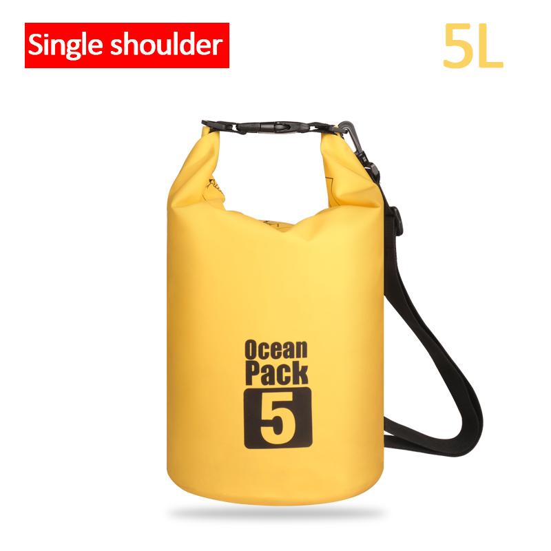 500D Waterproof Swimming Bag Dry Sack 2/5/10/15/20/30L Waterproof Floating Dry Gear Bags For Boating Fishing Rafting Swimming