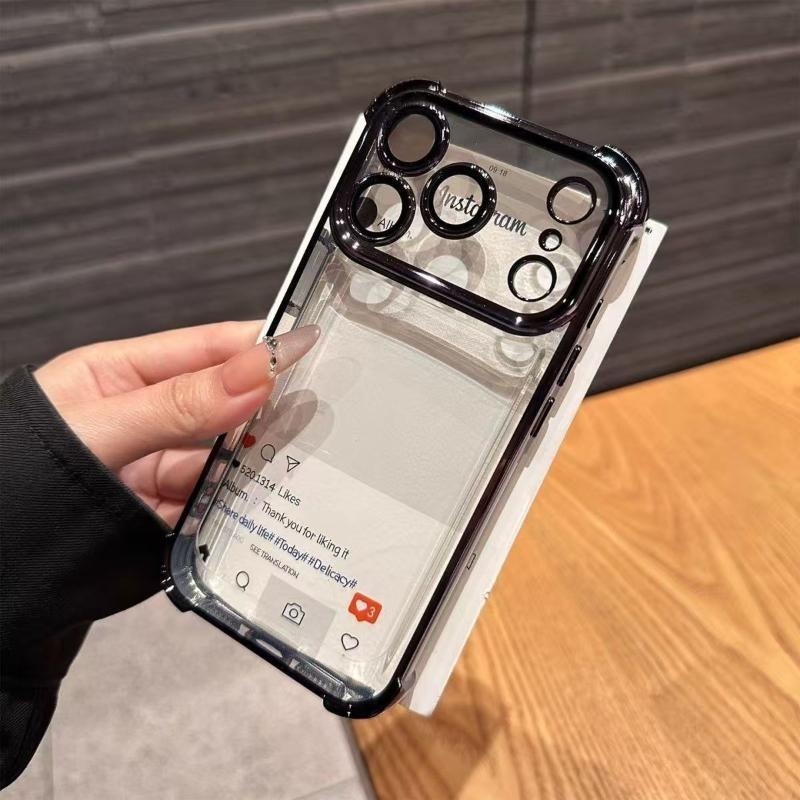 Роскошный прозрачный чехол с четырьмя углами для телефона Vivo Y21 Y21S Y20A Y20T Y20S Y19S Y19 Y18E Y17S Y16 Y15S Y12A Y3 с гальваническим покрытием рамки