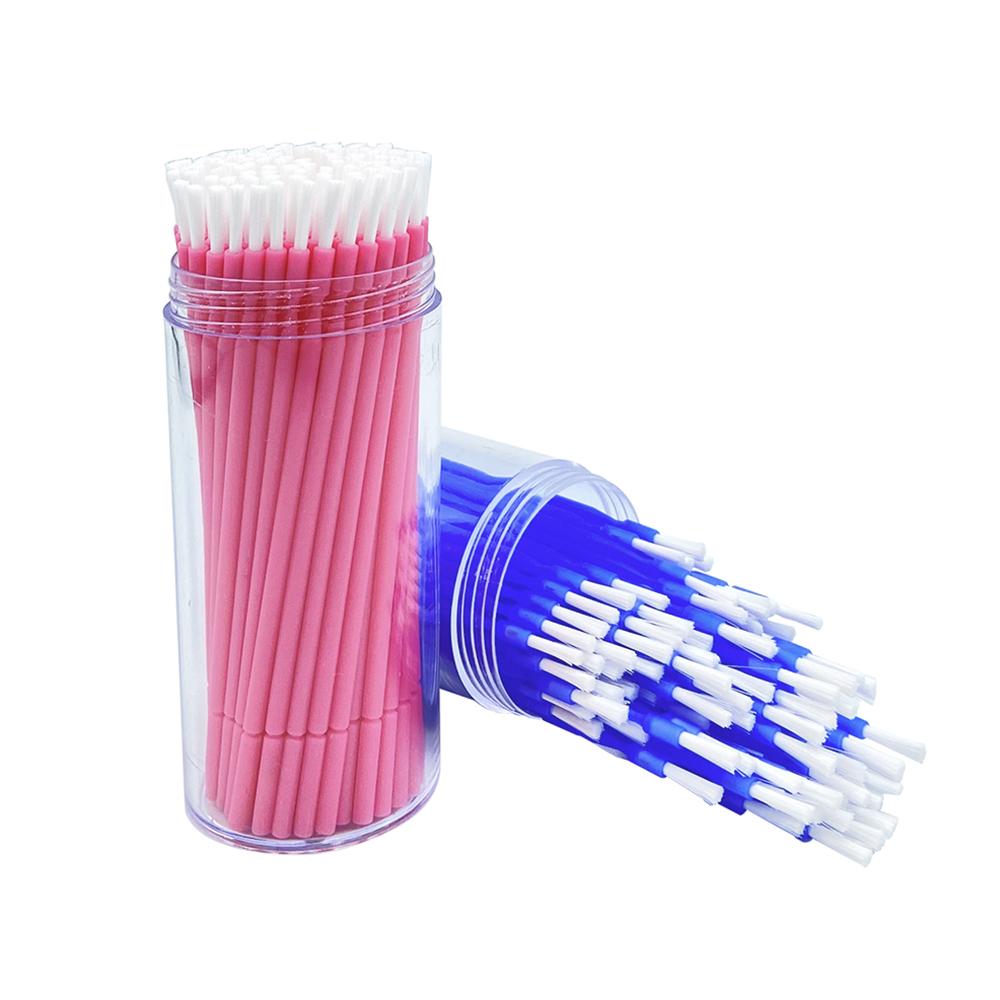 100Pcs/Bottle Dental Long Disposable Micro Brush Applicators Brushes Dentistry Odontologia Extension Tools Dental Lab