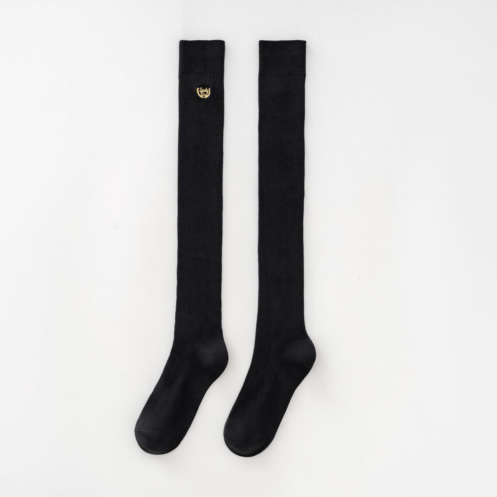 Студенческие длинные чулки, Женские длинные чулки, Универсальный стиль колледжа, Чулки выше колена, Весна и осень, Четыре сезона, Чулки до колена,