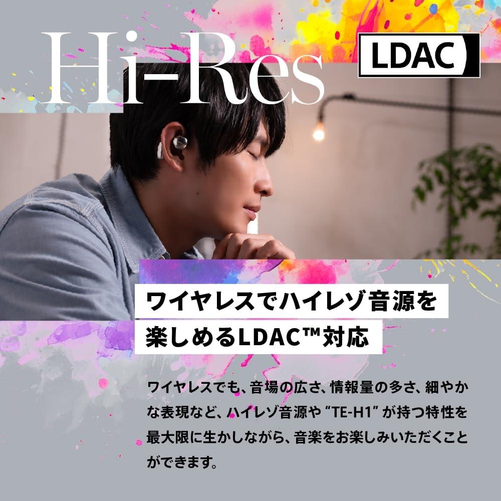 AVIOT TE-H1 Наушники открытого типа, которые не закрывают уши, заушные крючки, совместимость с LDAC высокого разрешения, режим подавления утечки звука, приоритет громкости