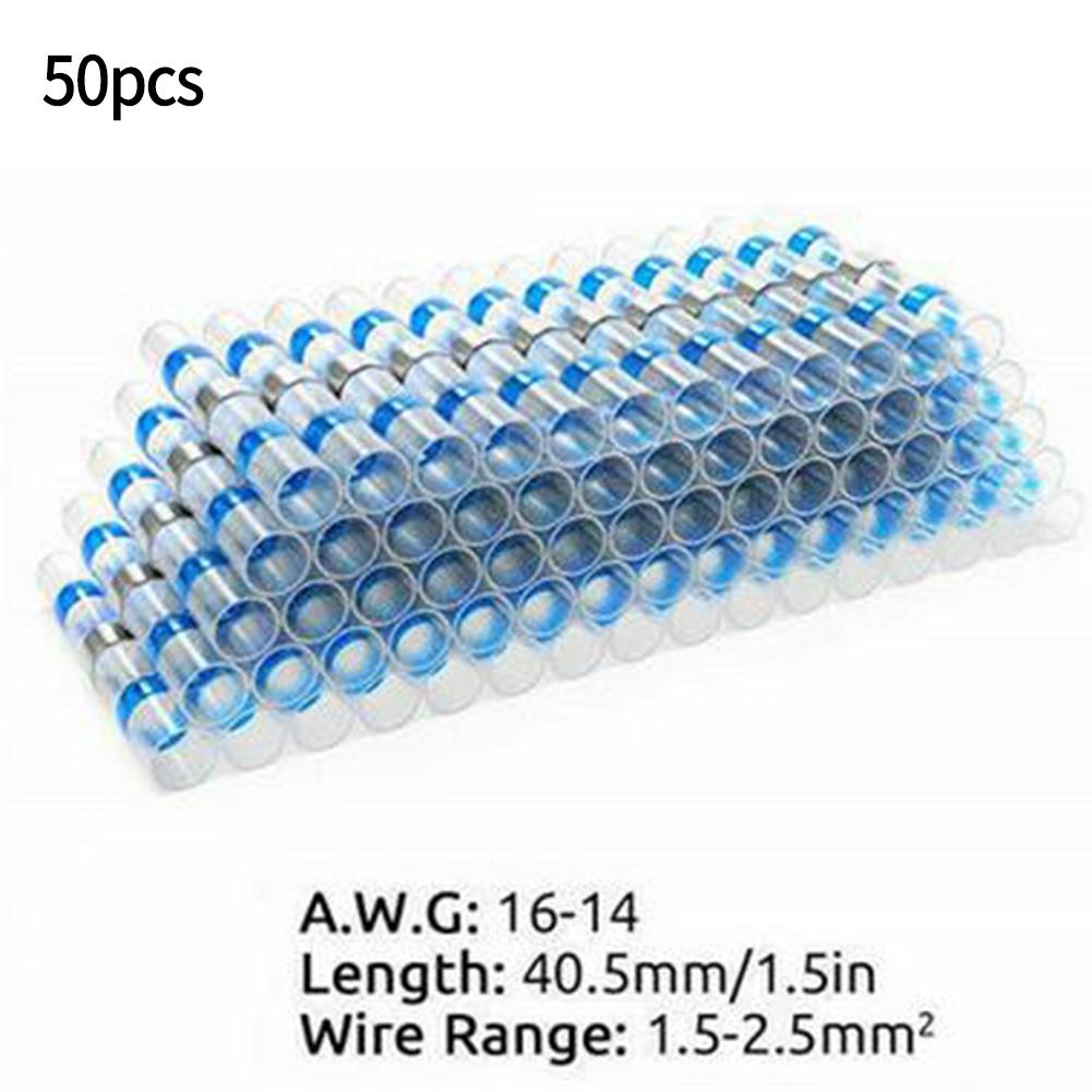Легкое и надежное соединение проводов 50 шт. термоусадочных гильзовых соединителей
