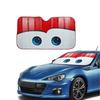 Cartoon Aluminium Foil Car Windshield Sun Shade Big Eyes Cars Front Window Visor