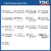 TSC Desktop Thermal Transfer Label Barcode Printer Series CN plug (adapter included)