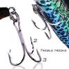 Рыболовные приманки,4 шт,кривошип приманка с тройным крючком,искуственная примпнка,приманка для рыбы
