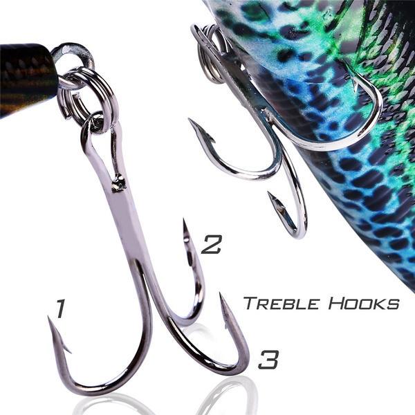 Рыболовные приманки,4 шт,кривошип приманка с тройным крючком,искуственная примпнка,приманка для рыбы