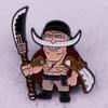 Брошь Капитана Пиратов Белоуса - Значок из Аниме One Piece