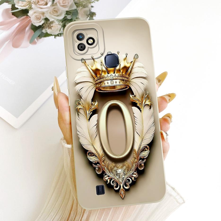 For Infinix Smart HD 2021 Case X612B X612 Cute Crown Letters Cover Shockproof Soft Silicone Case For Infinix Smart HD 2021 Shell