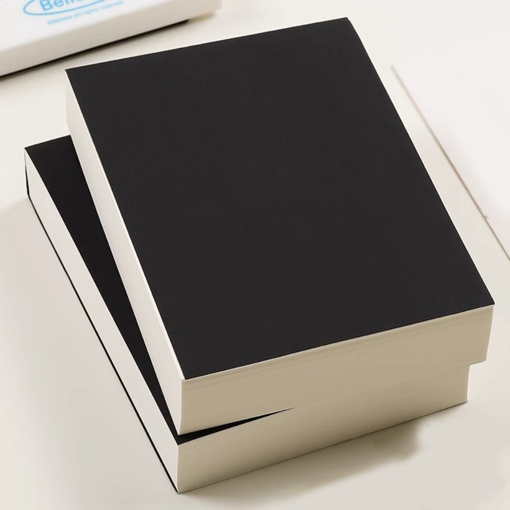 A6 Blank Draft Notebook Thicken Writing Notepad Simple DIY Office Notebook Meeting Notepad