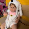 50cm 20Inch 3D Skin With Visible Veins Soft Silicone Reborn Baby Doll Like Real Alive Girls Toy