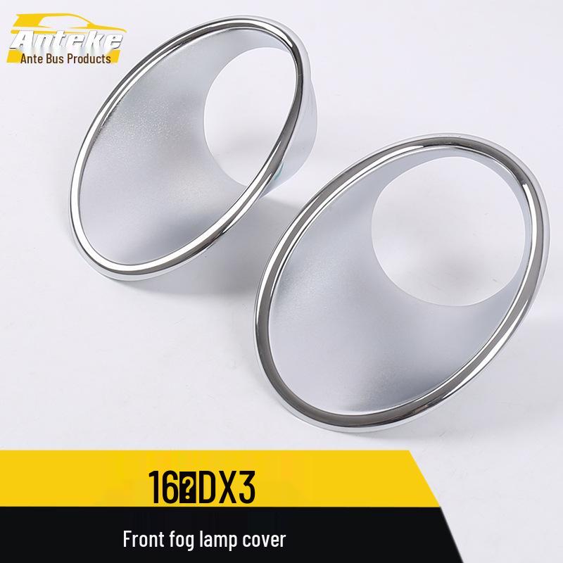 Compatible with Southeast DX3 16 Models: Front Fog Light Chrome Decorative Frame