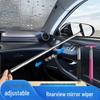 Stainless Steel Telescopic Rearview Mirror Wiper for Car Window Defogging