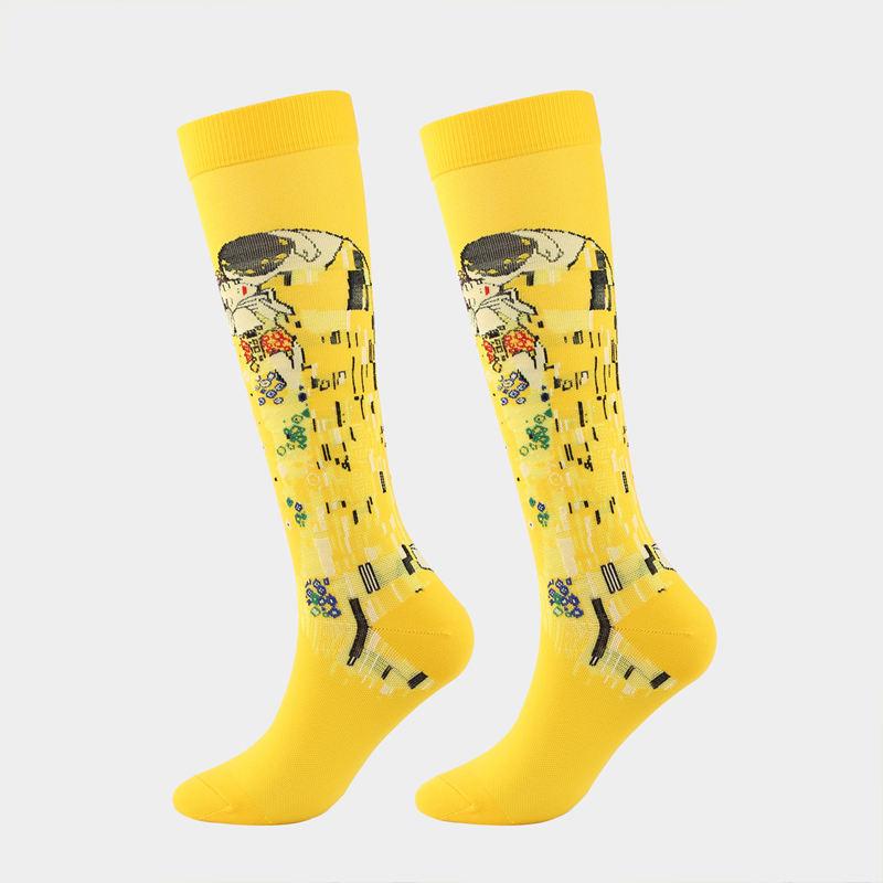 Summer Breathable Sweat-Absorbent Anti-Slip Knitting Sporty Sport Socks Women