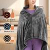 USB Electric Heated Blanket 3 Heating Levels Fleece Heated Blanket Portable Body Warmer Blanket for Household and Office