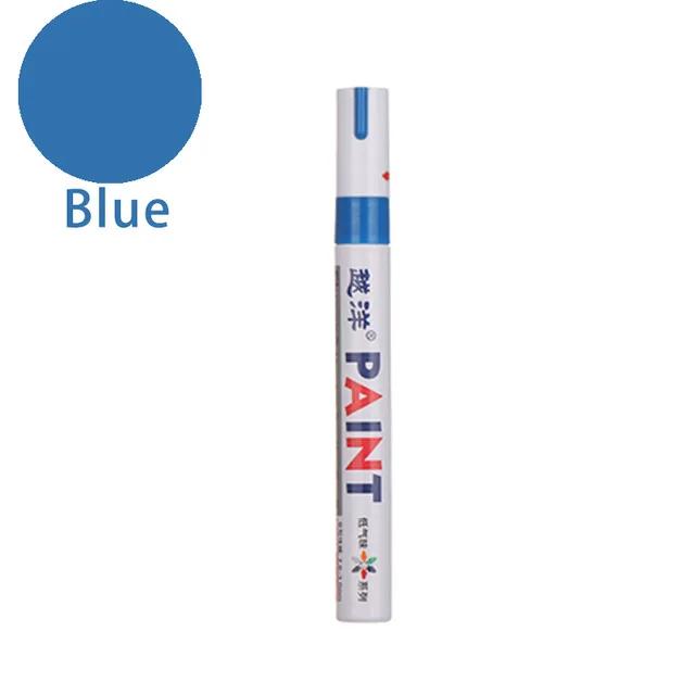 12 Color White Waterproof Rubber Permanent Paint Marker Pen Car Tyre Tread Environmental Tire Painting