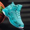 Children's Sports Shoes 2024 Spring New Mesh Breathable Training Middle and Older Children's Casual Shoes Boys Basketball Shoes