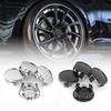 4PCS/set Blank Silver Black 62mm Wheel Cap Rim Cap For Toyota Camry Alphard Sport Rim Centre Hub Dustproof Cover