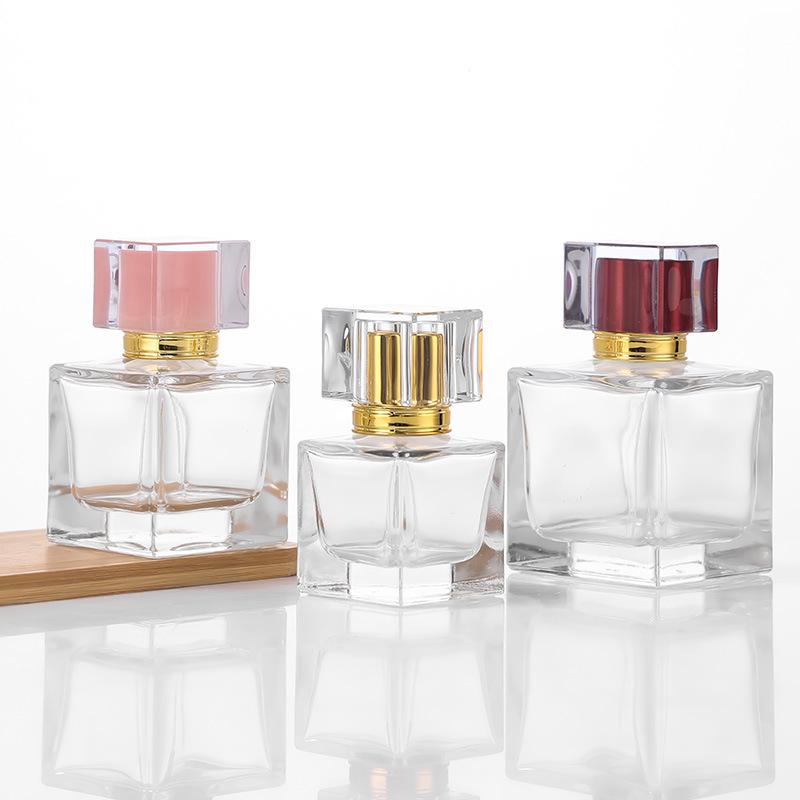 Thick-Bottom Perfume Spray Bottle - Snap-On Glass Sample