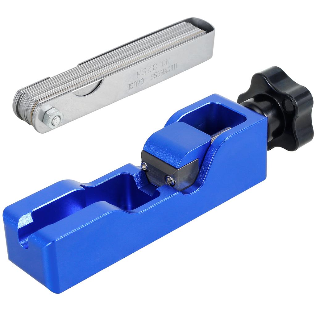 Инструмент для измерения зазора свечей зажигания, универсальный, регулируемый зазор свечей зажигания, компрессия электродов 10 мм, 12 мм, 14 мм, 16 мм, комплект для измерения мощности с щупом