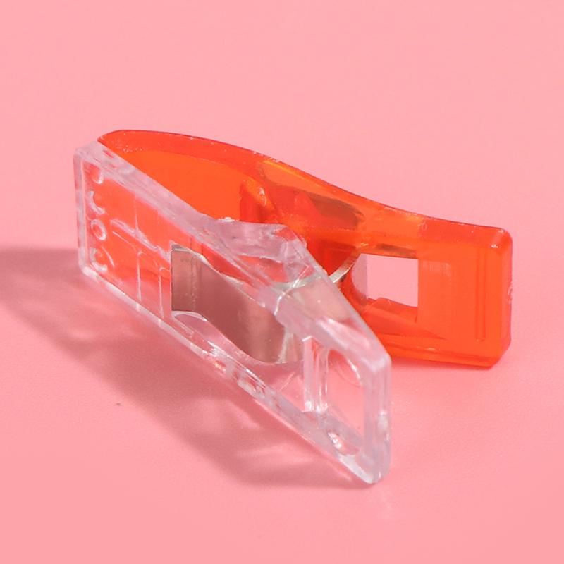 20Pcs Mixed Color Plastic Edging Clip Plastic Small Clip Sewing Positioning Clip
