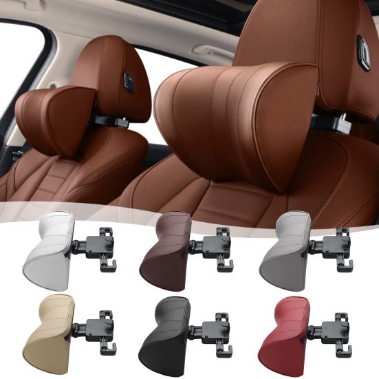 Регулируемый подголовник для автомобиля с U-образной подушкой для шеи из пены с памятью для поддержки плеч. Удобная автомобильная подушка для большинства транспортных средств