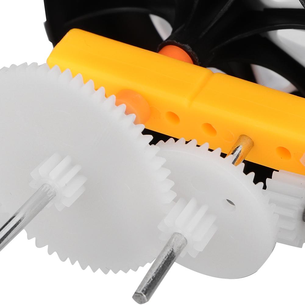 Gear Drive Car DIY Scientific Pack DIY Educational Electric Gear Toy Car for Children Less Than Br More Than