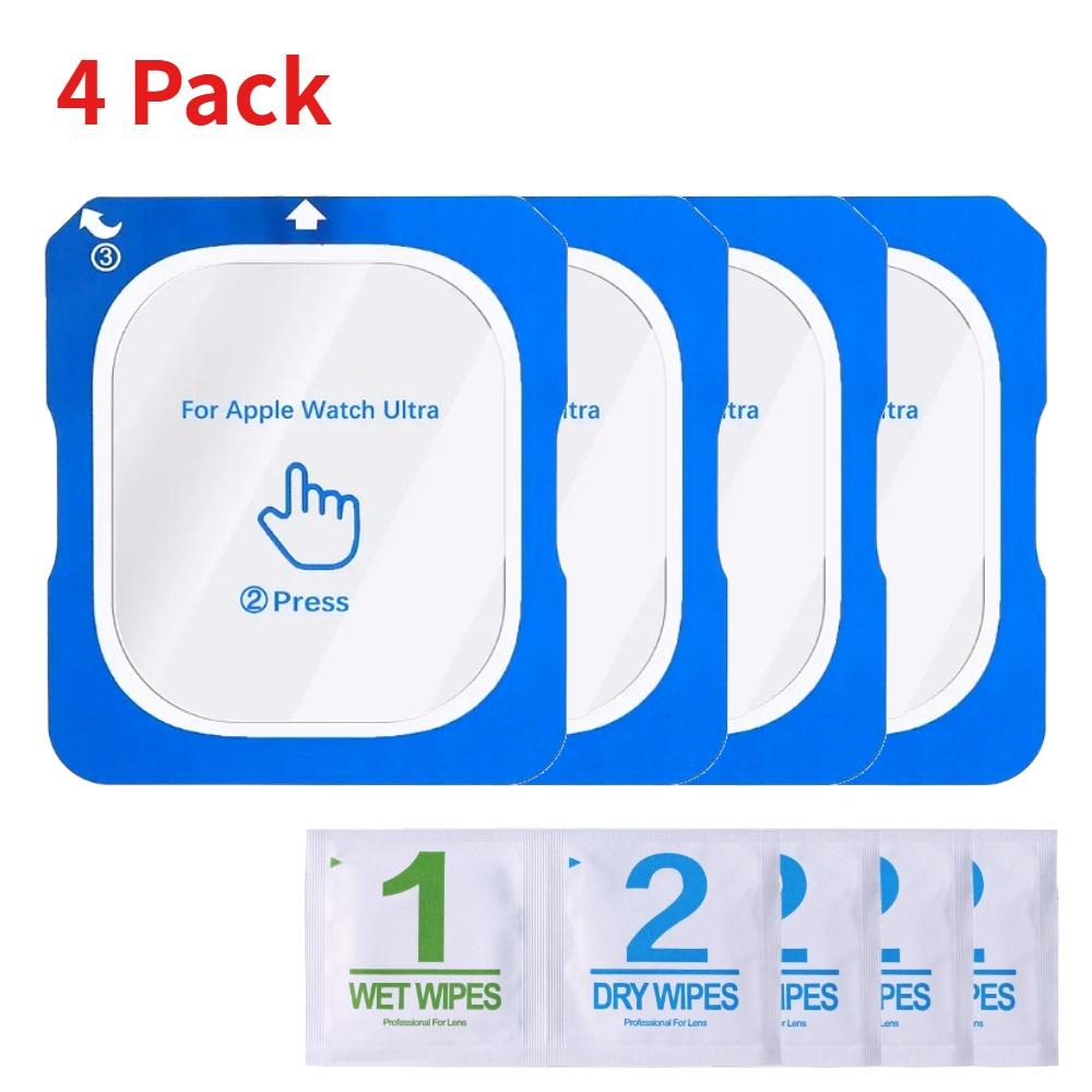 Tempered Glass Film Quick Pasting For Apple Watch Ultra 3/2/1 49mm Easy To Install Screen Glass Protective Film Ultra 3-2-1 49mm