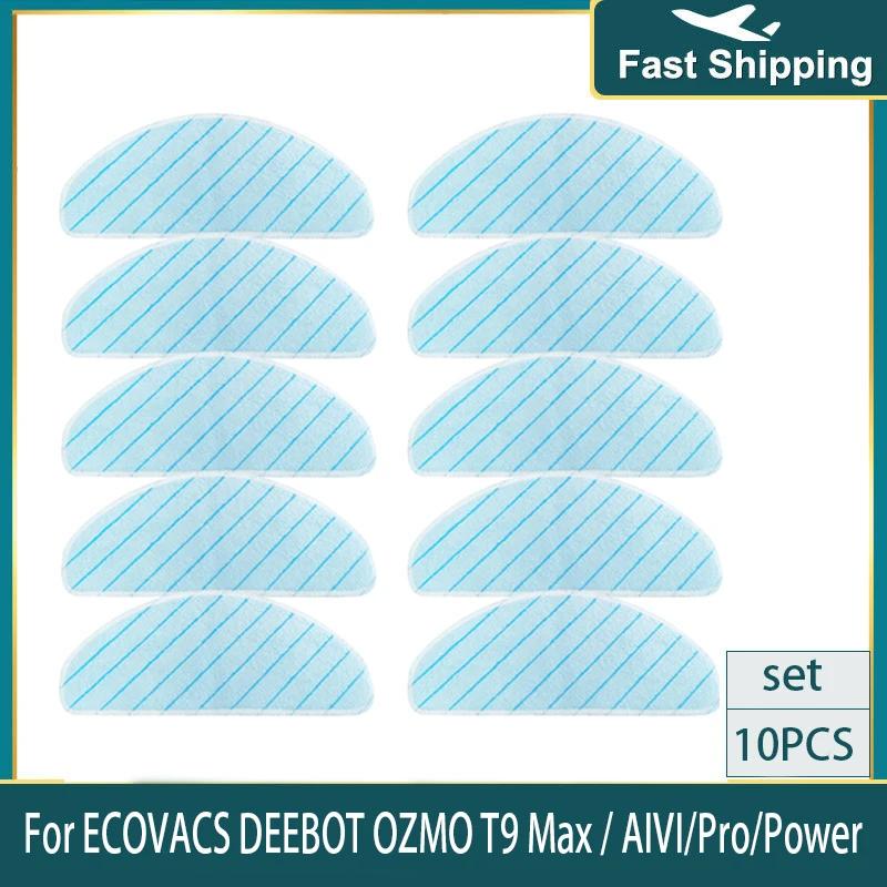 For ECOVACS Deebot T8 T9 Series  Accessories Washable Mop Disposible Mop Microfiber Mopping Pad  Replacement Parts