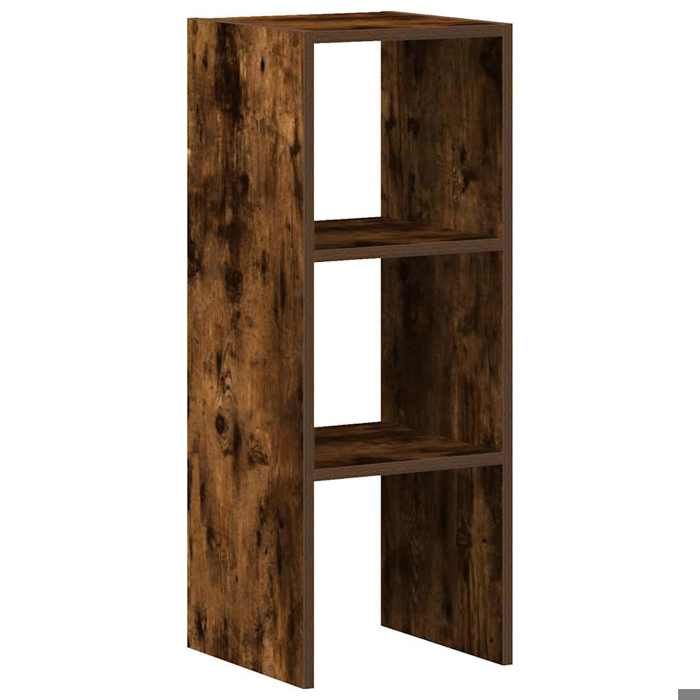VidaXL Stackable Bookcase Smoked Oak 30x30x80 Cm Engineered Wood, Shelf, Bookshelf, Book Support, Cabinet 858811