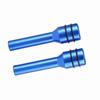 2Pcs Aluminum Alloy Universal Car Truck Interior Door Lock Knob Pull Pin Covers