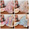 Elegant Sweet Bowknot Turban Korean Triangular Hair Band Elegant Fresh Small Scarf  Girls