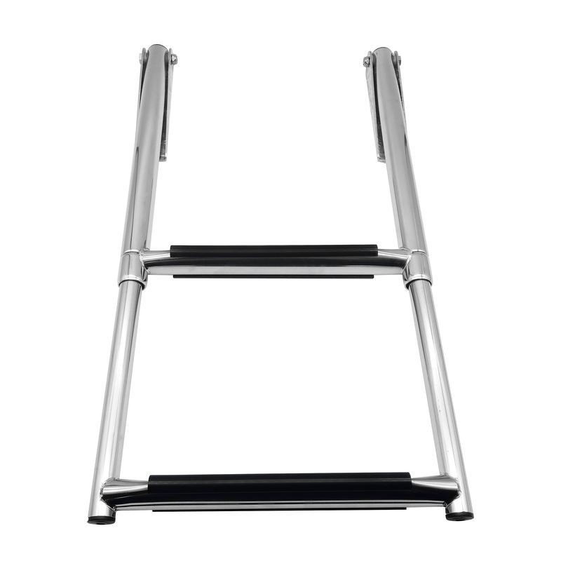 Boat Accessories marine Marine Stainless Steel Telescoping 2 Step Ladder Upper Swim Platform Boat Yacht