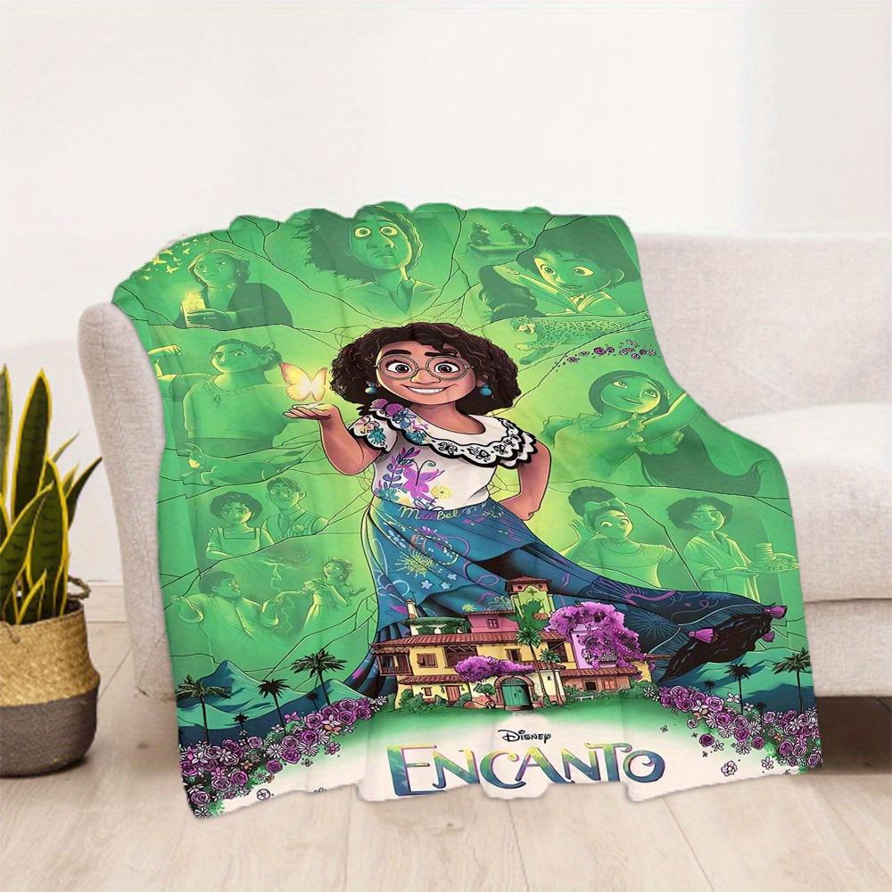 1pc, Disney Encanto Blanket Cartoon Throw Blankets for Gift, Living Room, Travel, Outdoor Blankets, Camping
