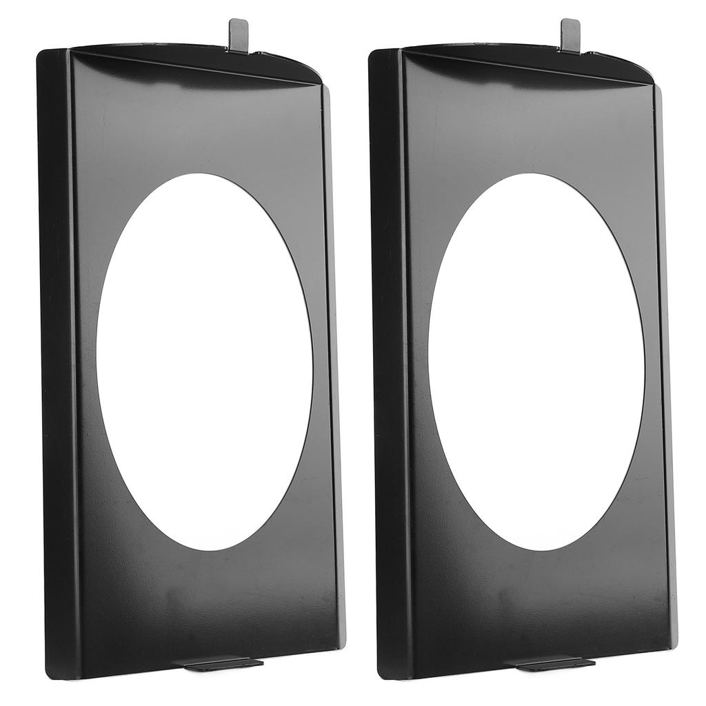 1 Pair Behind Seat Speaker Brackets 6x9 Inch Steel Cab Corner Speaker Brackets for C10 1973‑1987 Black