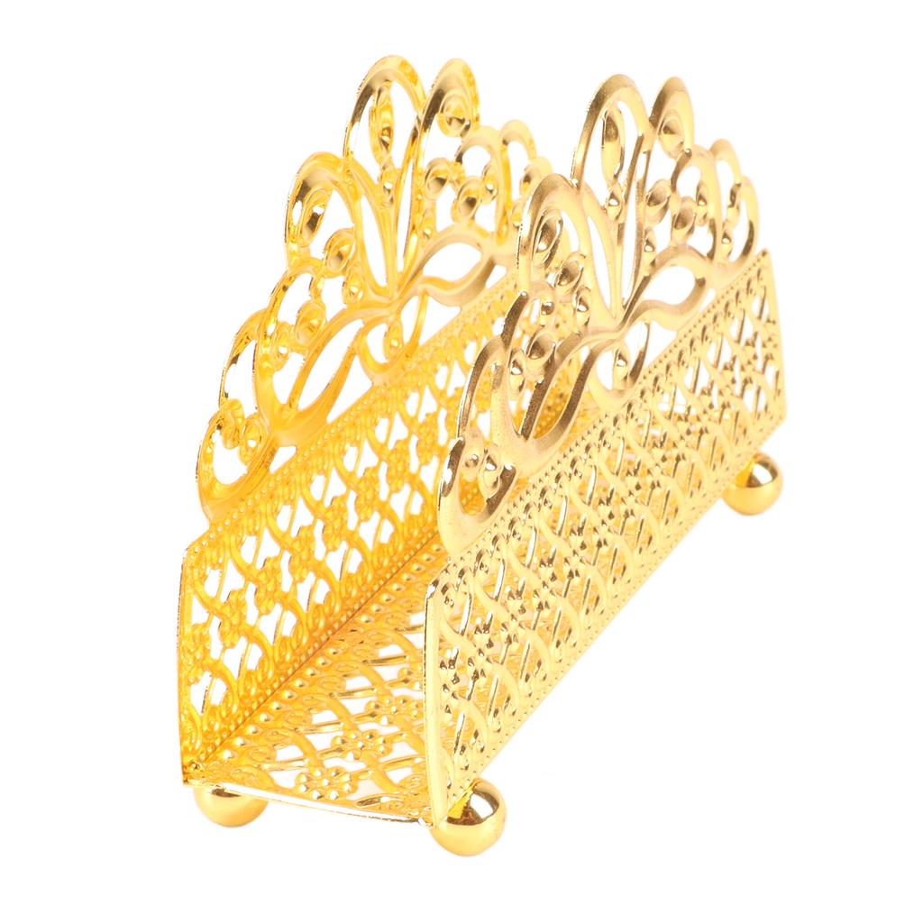 Золотой держатель для салфеток, железный декоративный винтажный диспенсер для бумажных полотенец, декор стола для гостиных, отдыха