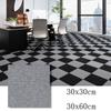 30x30/30x60 см самоклеящийся ковер гостиная сращивание блоков напольный коврик декор офис лестница противоскользящий ковер наклейка на пол
