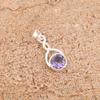 Подвеска из иолита, 925 пробы, кулон из чистого серебра, ювелирные изделия ручной работы с драгоценными камнями, подарки для жены, абсолютно новый кулон