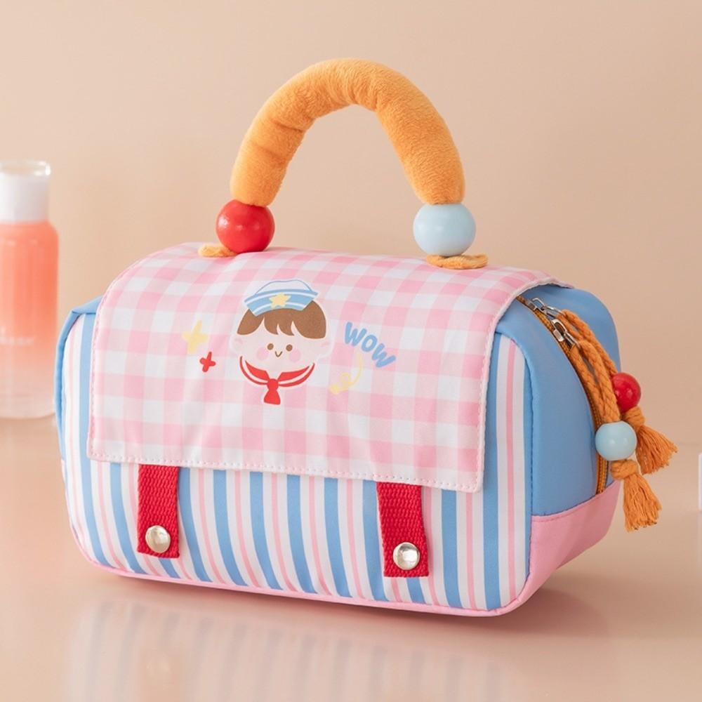 Large Capacity Cosmetic Wash Bag Cartoon Pattern Travel Cosmetic Bag Multi Purpose