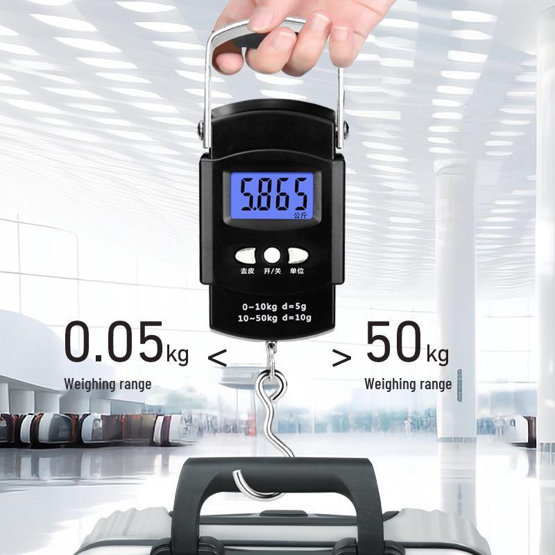 Портативные высокоточные электронные весы с рулеткой и пружинным подвесом