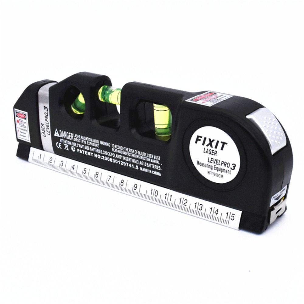 Standard Ruler Laser Level Adjustable Laser Ruler Multipurpose Cross Line Lasers Woodworking