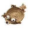 Creative Crochet Squirrel Coasters Pressable Drink Insulation Pad Gift Water Cup Mat  Tableware
