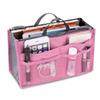 Женская многофункциональная косметичка с различными карманами, большая косметичка-органайзер для путешествий, розовая