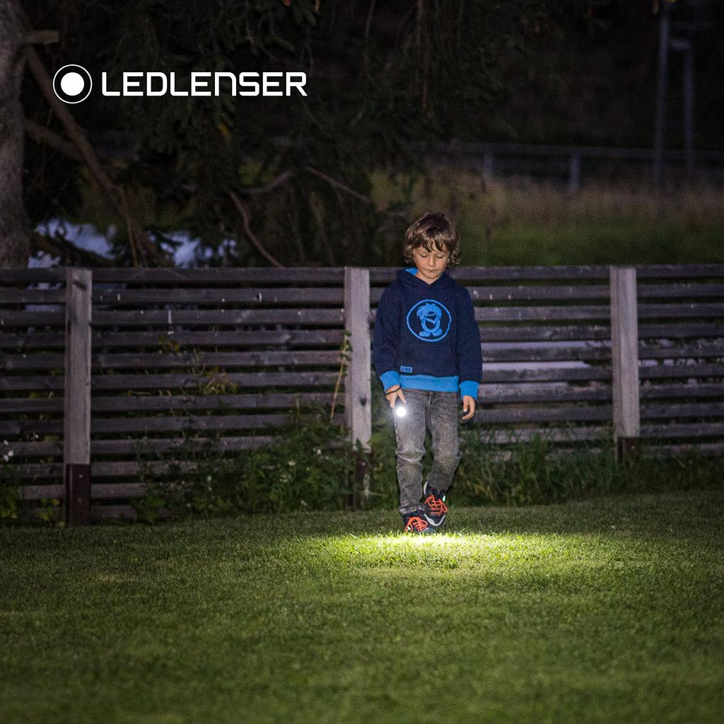 Ledlenser KIDBEAM4 Green LED Flashlight for Max 70 502754 Japanese Small Dinosaur-Patterned Kids, Battery-Operated, Lumens, [Official Product],
